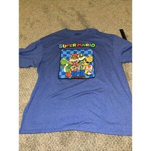 Super Mario Brothers Men's T-Shirt Authentic Merch Character Graphic Tee XXL